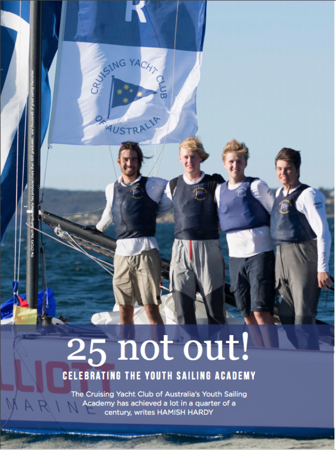 CRuising Yacht Club of Australia Celebrates 25 Years of Youth Sailing