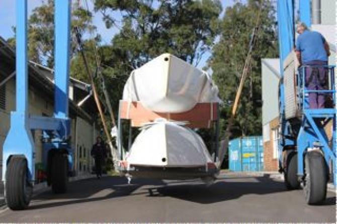 Elliott 7 Fleet arrive in Sydney 