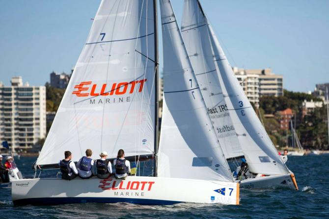 Elliott 7 CYCA Scheme Trains Champion Sailors
