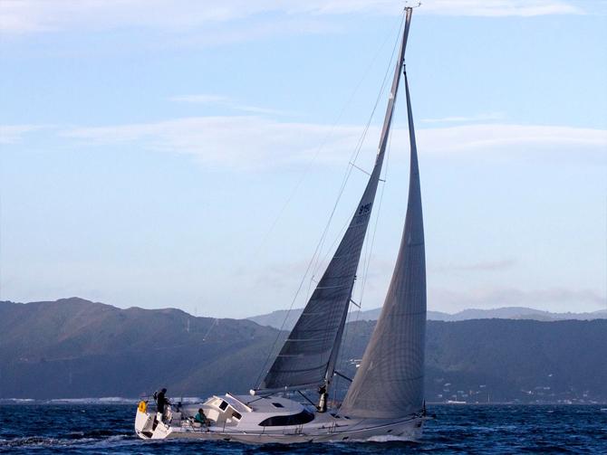 Elliott 50 RanTan Leads fleet round the North Island
